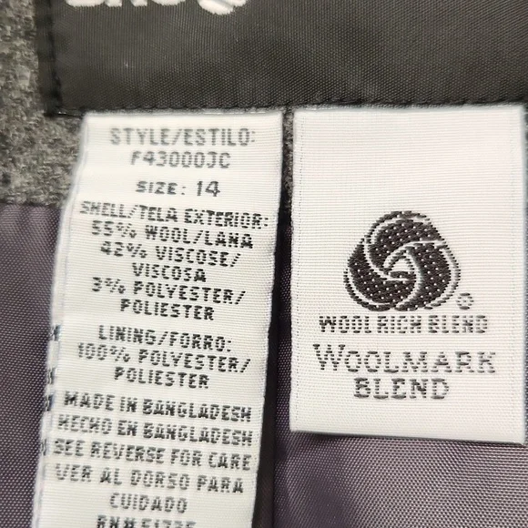 Vintage Sag Harbor Wool Rich Blend Jacket Blazer - Picture 11 of 16